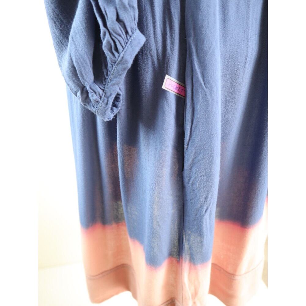 Anthropologie Holding Horses Size 2 Dip Dye Dress Blue Pink Ombre - Picture 9 of 12